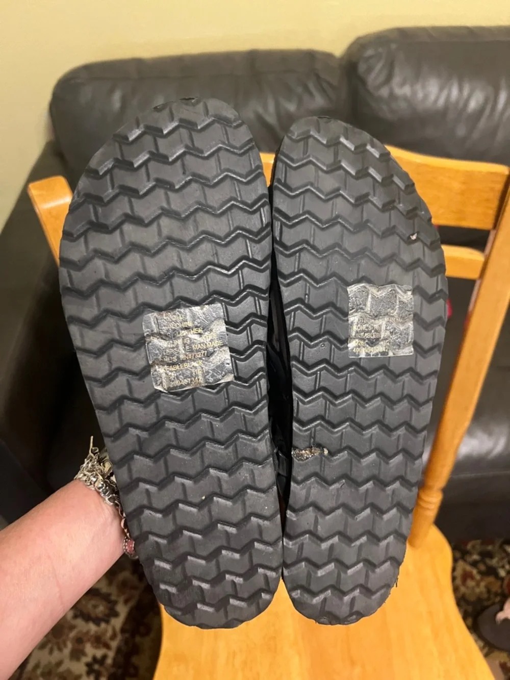 Sonoma Black Braided Strap Slide Sandals - Picture 9 of 9